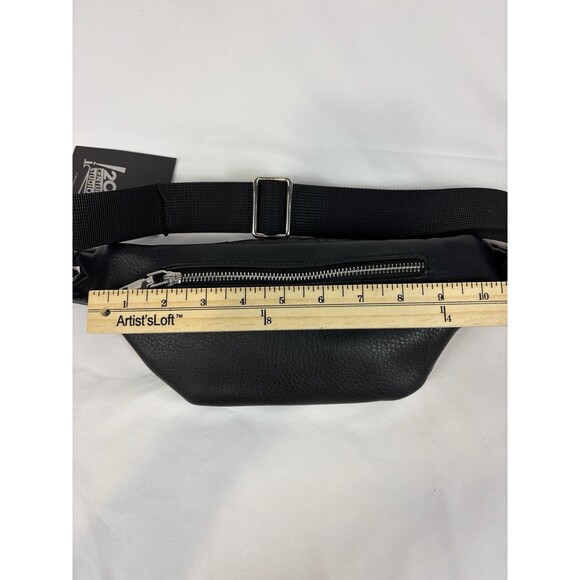 Alien X La Femme En Noir Leather Belt Bag Black One Size Xenomorph Crossbody - Picture 11 of 16